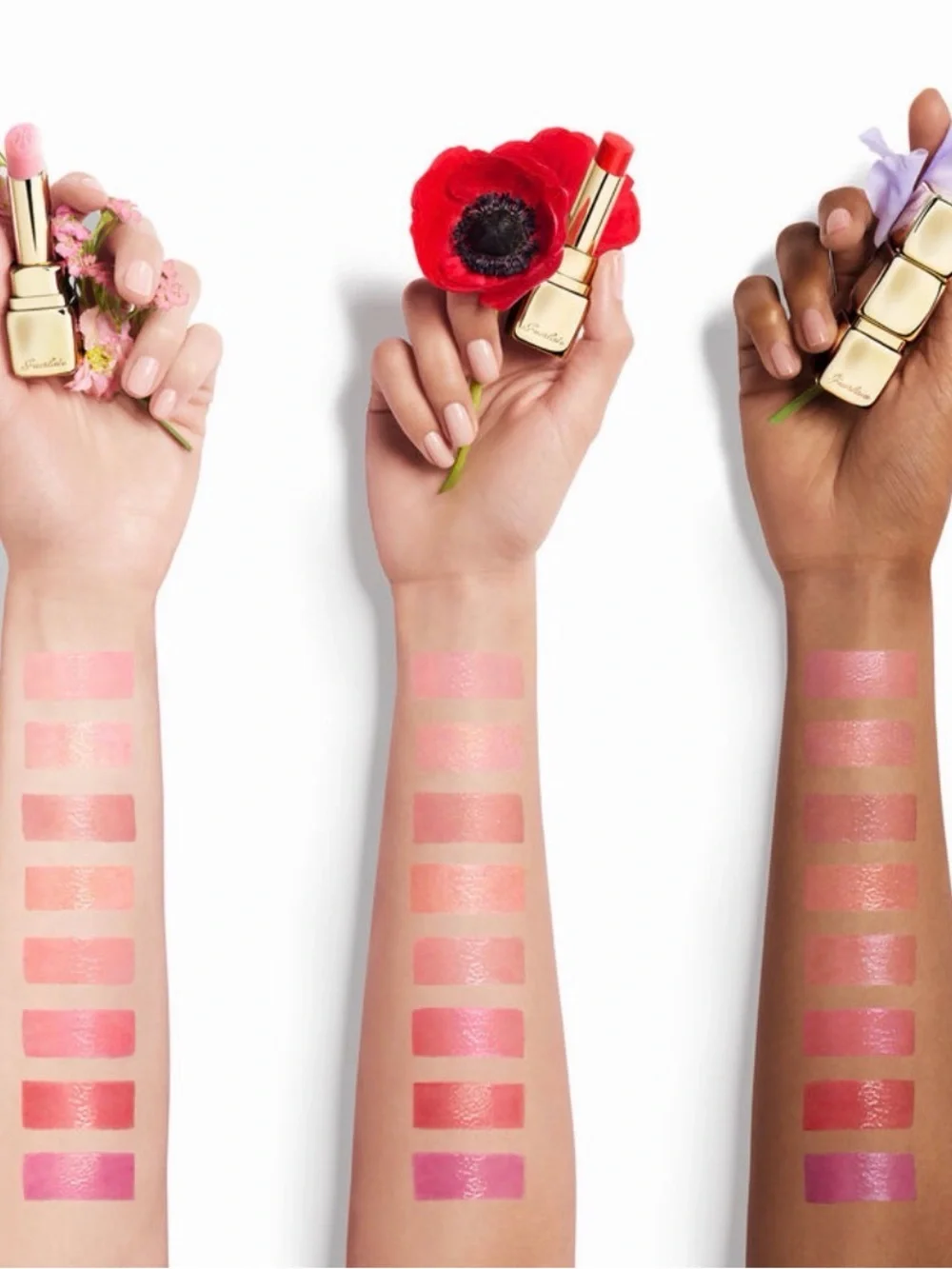 NEW Guerlain KissKiss Bee Glow 358 Pearly Rose Lip Balm 3.2g